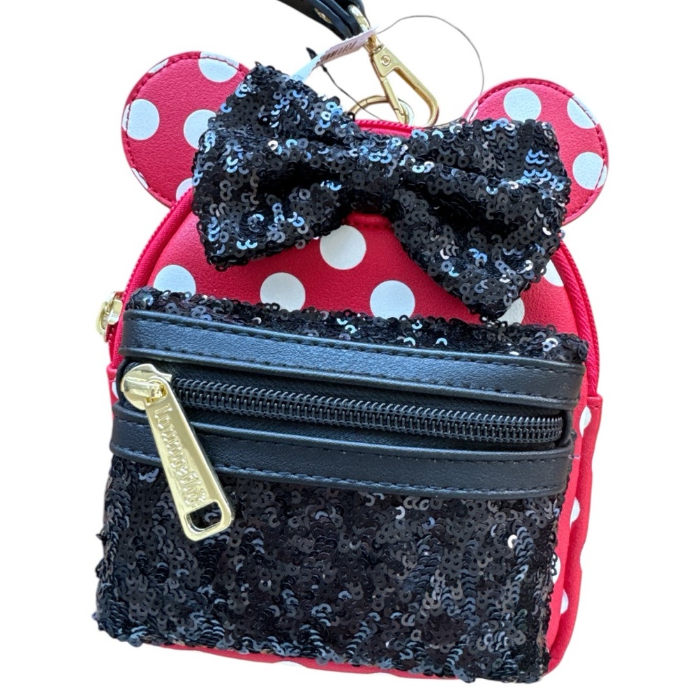 LoungeFly NWT Disney Minnie Mouse Wristlet/Belt Bag - Picture 3 of 4